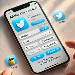 iPhoneでのX(Twitter)アカウント追加方法！メールアドレスを使って簡単に設定